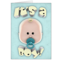 It's a boy card