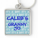 It's A Boy Family Keychain