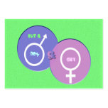 It's A Boy & Girl Announcement business cards