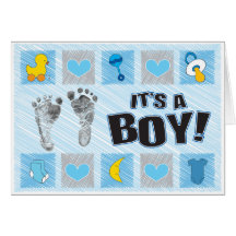 It's A boy Greeting Card