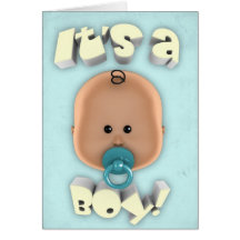 It's a boy greeting card