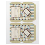 It's a Boy! Mini Puff Box Template flyers