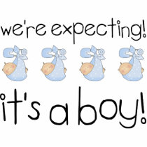 It's A Boy Photo Cutouts