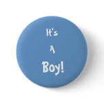 It's a boy! Pin buttons