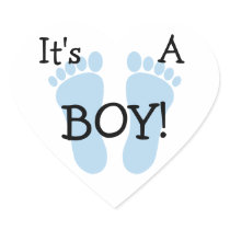 It's A Boy Sticker