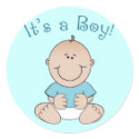 "It's a Boy!" stickers
