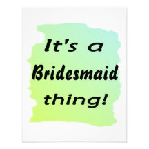 It's a bridesmaid thing! personalized invite