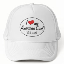 It's a Cat! I Love My American Curl Mesh Hats
