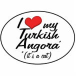 It's a Cat! I Love My Turkish Angora photo sculptures