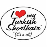 It's a Cat! I Love My Turkish Shorthair photo sculptures