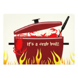 It's a crab boil party invitation invitations