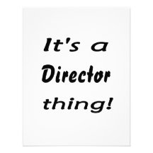 It's a director thing custom announcements