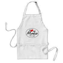 It's a Dog! I Love My Morkie Apron