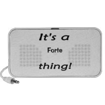 It's a forte thing! laptop speaker