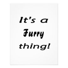 It's a furry thing! personalized announcement