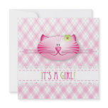 It's A Girl! Announcement card