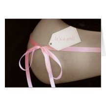 "It's a Girl!" Baby Shower Invitation Greeting Cards