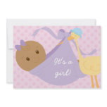 It's A Girl Baby Shower Invite