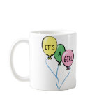 It's A Girl Balloons mugs