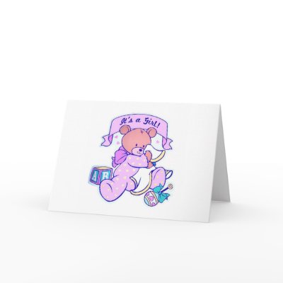 It's a Girl Card by Suzettas