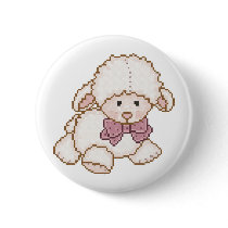 It's A Girl! - Designer Button