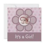 It's a Girl Flower Invite