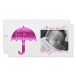 It's a girl! Photocard Photo Photo Cards