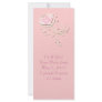 It's A Girl Pink Argyle Rack Card