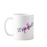 It's A Girl (Pink Feet) mugs