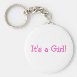 Its A Girl (Pink) Keychains