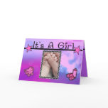 It's A Girl Pink Stars Set cards