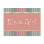 It's a Girl postcards