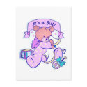 It's a Girl postcards