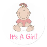 It's A Girl stickers