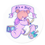 It's a Girl Stickers