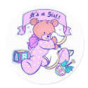 It's a Girl stickers