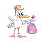 It's A Girl! stickers
