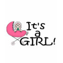 It's A Girl (Stroller) t-shirts