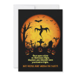 It's a Halloween Party - Get your freak on! invitations
