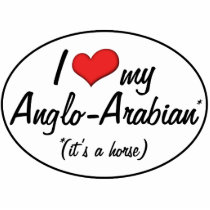 It's a Horse! I Love My Anglo-Arabian Cut Out