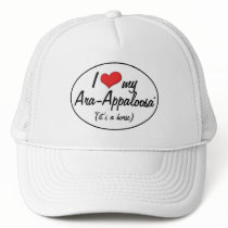 It's a Horse! I Love My Ara-Appaloosa Mesh Hats