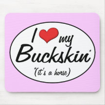 It's a Horse! I Love My Buckskin Mouse Mat
