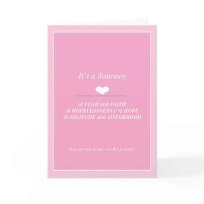 © It's a Journey Greeting Card by WRITEHOPE