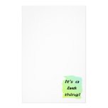 It's a lunch thing! stationery paper