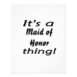 It's a maid of honour thing! invitations