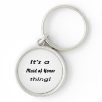 It's a maid of honour thing!