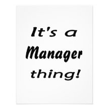 It's a manager thing! personalized invitations