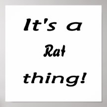 It's a rat thing! print