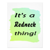 It's a redneck thing! personalised invites