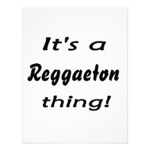 It's a reggaeton thing! announcement